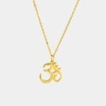 Halskette mit dem Yogasymbol OM in Gold