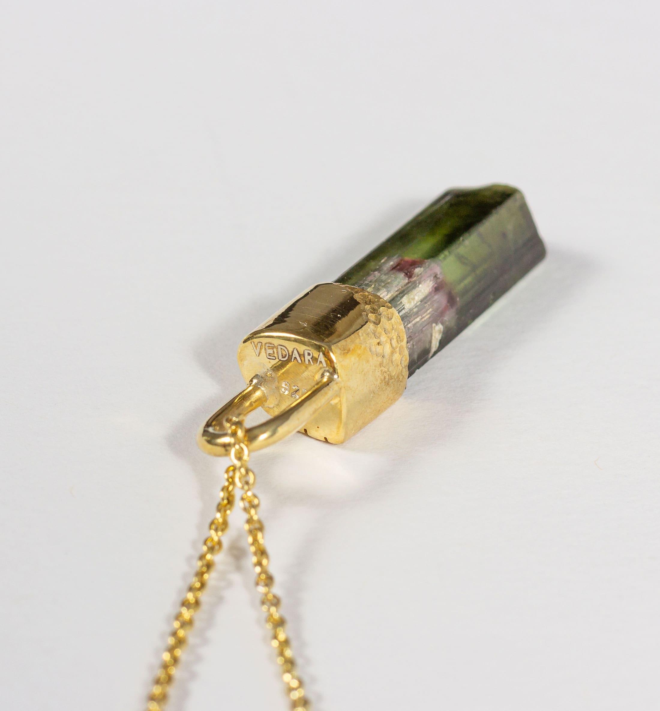 Halskette als Talisman mit Grünem Turmalin