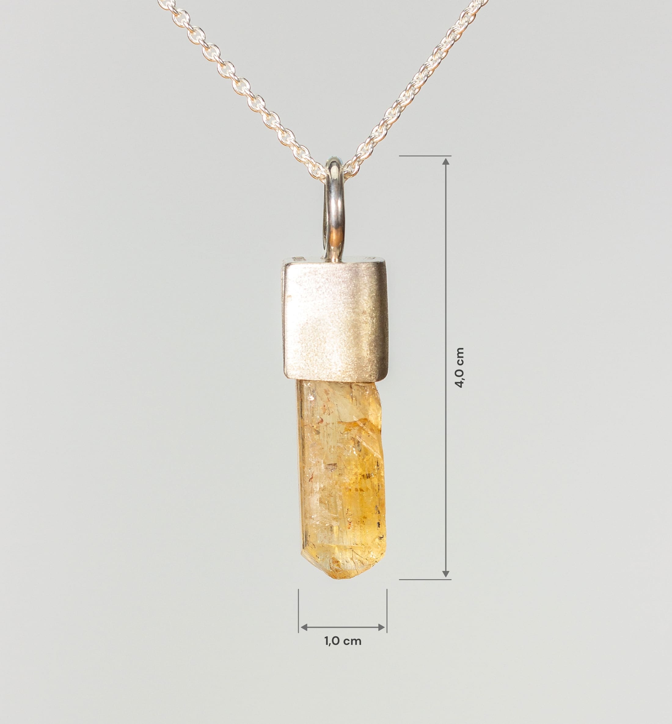 Halskette als Talisman mit Imperialtopas