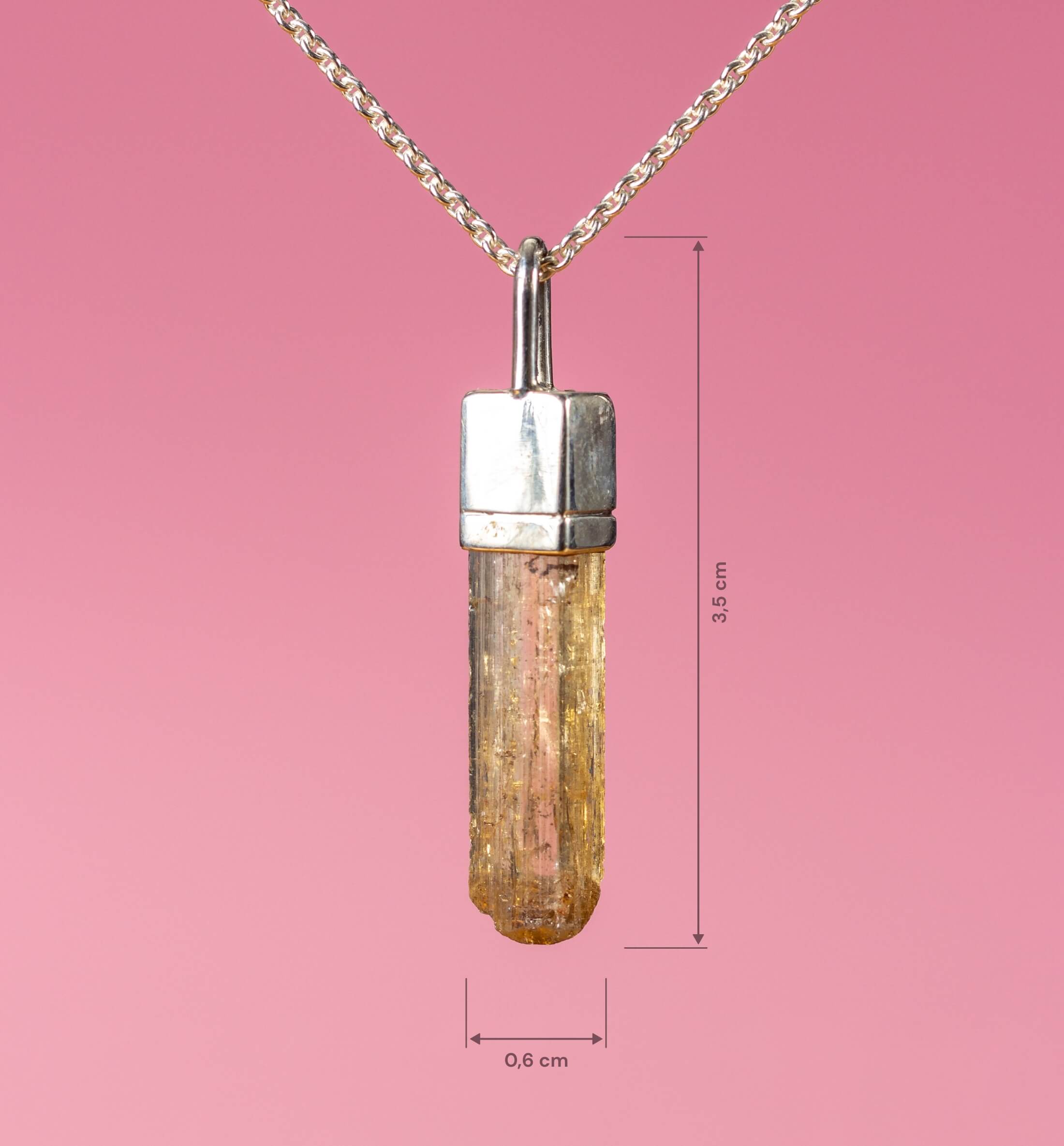 Halskette als Talisman mit Imperialtopas